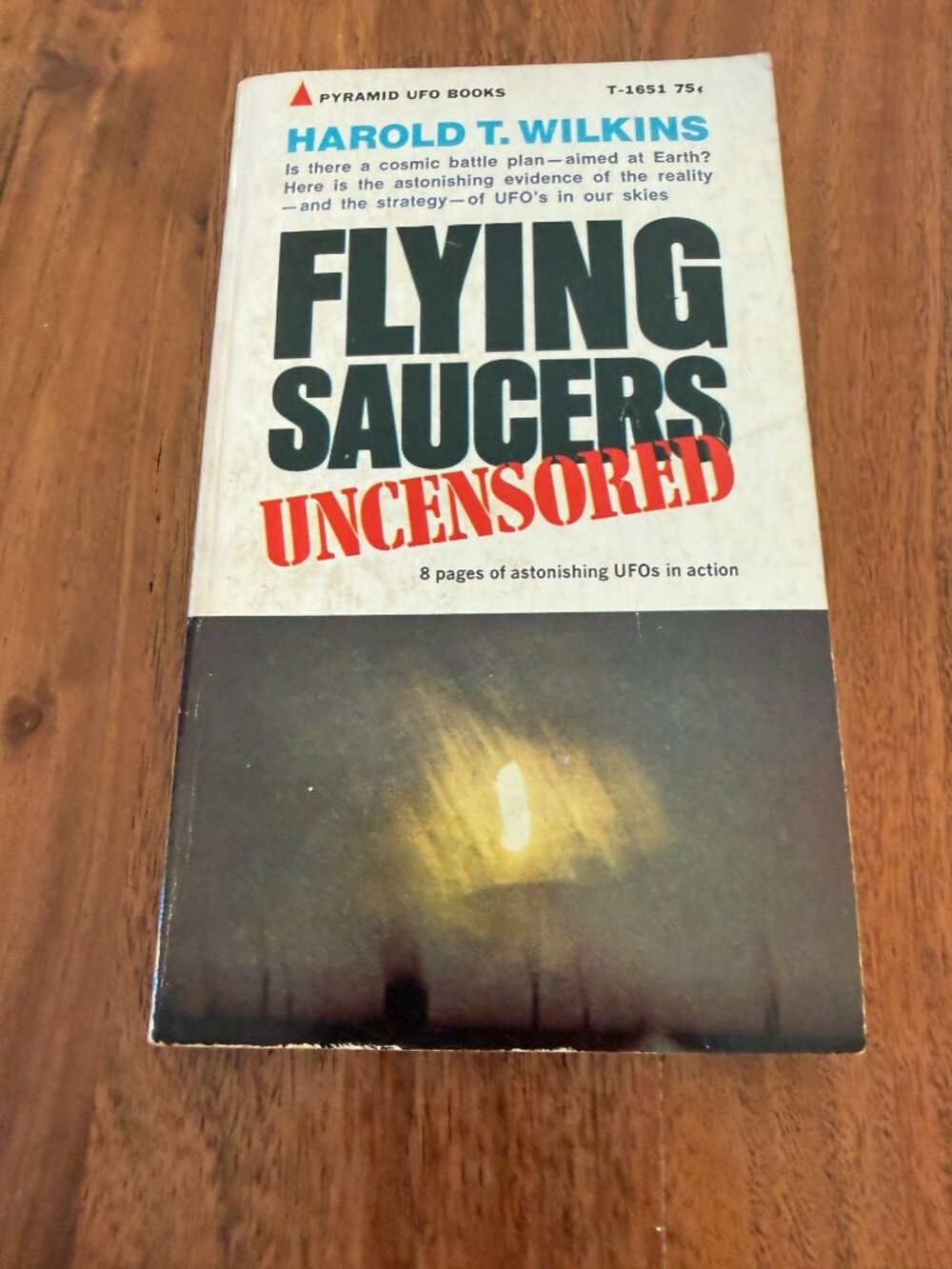 Flying Saucers Uncensored Harold T Wilkins 1967 Vintage UFO Paperback 1st PB